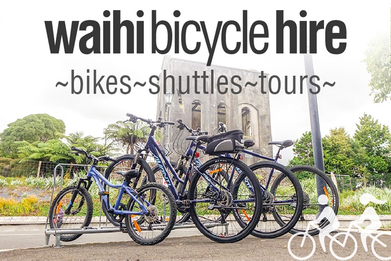 Hauraki Rail Trail Waihi Bicycle hire